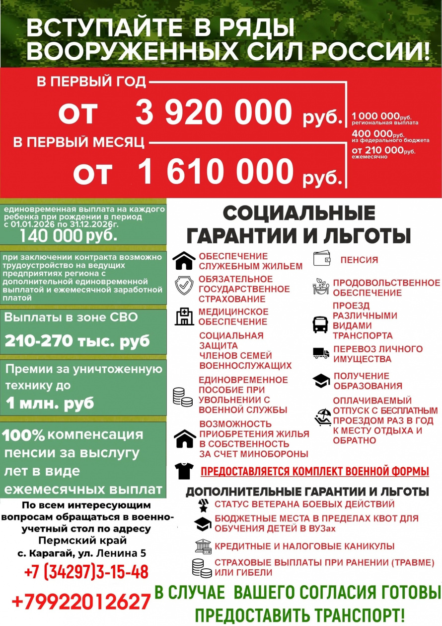 Узнать о службе по контракту можно: