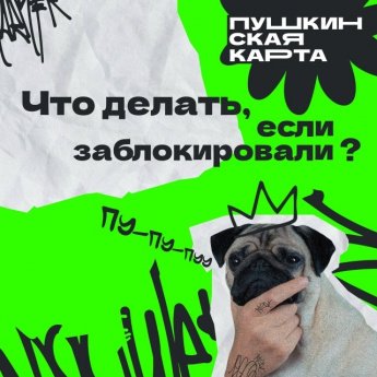 Что делать, если заблокировали Пушкинскую карту