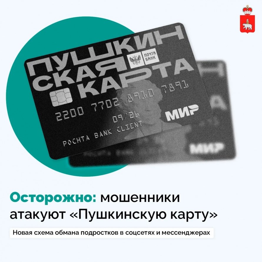 Мошенники используют «Пушкинскую карту»